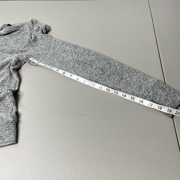 C9 by Champion Yoga Top Knit Long Sleeve Open Back Pullover Heather Gray XS - Picture 10 of 10